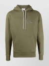 MAISON KITSUNÉ HOODED PULLOVER WITH POUCH POCKET