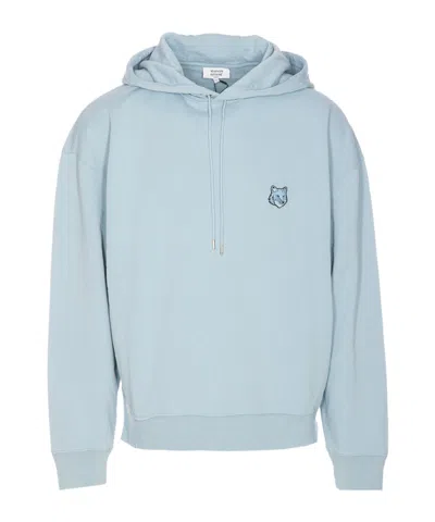 MAISON KITSUNÉ MAISON KITSUNÉ BOLD FOX HEAD PATCH DRAWSTRING HOODIE
