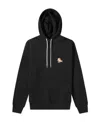 Maison Kitsuné Chillax Fox Drawstring Hoodie In Black