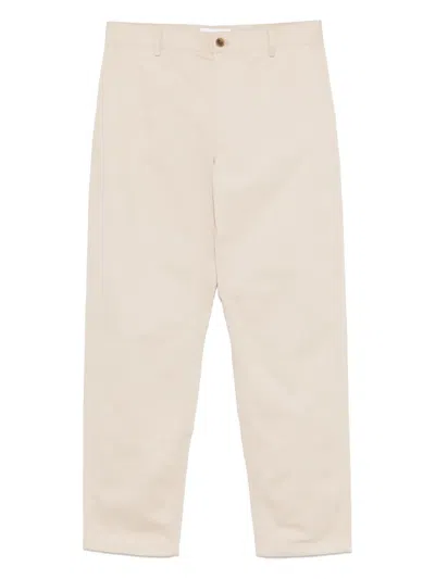 Maison Kitsuné Hose Trousers In Neutrals