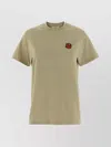 Maison Kitsuné Hunter Fox Head Short Sleeve T-shirt In Gray