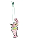 Maison Kitsuné Ice Cream Key Charm In Pink