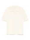 Maison Kitsuné Bold Fox Head Embroidered Knitted Polo