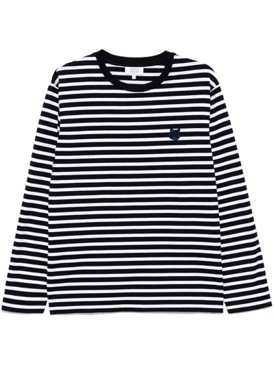 MAISON KITSUNÉ MAISON KITSUNÉ BOLD FOX HEAD PATCH COMFORT MARIN TEE SHIRT