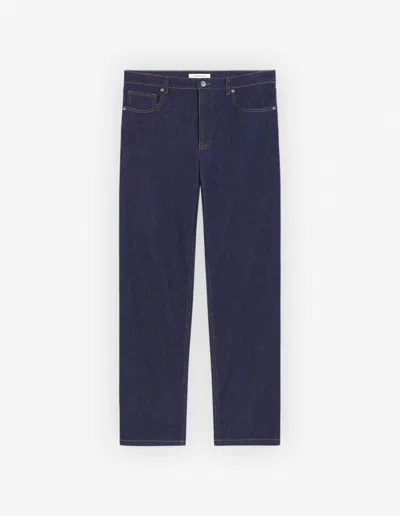 Maison Kitsuné Indigo Straight Denim Jeans For Men