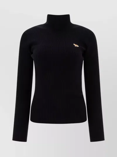 MAISON KITSUNÉ "INFANT RENARD" TURTLENECK SWEATER
