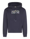 Maison Kitsuné Man Sweatshirt Navy Size Xl Cotton In Blue