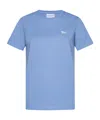Maison Kitsuné Cotton T-shirt In Blue