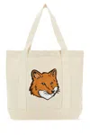 Maison Kitsuné Canvas Fox Head Tote Bag