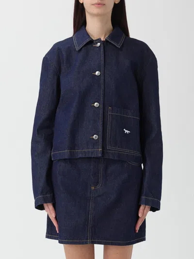 Maison Kitsuné Jacket  Woman Color Blue