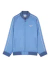 Maison Kitsuné Viscose Jacket With Logo Embroidery In P428