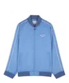 Maison Kitsuné Viscose Jacket With Logo Embroidery In P428