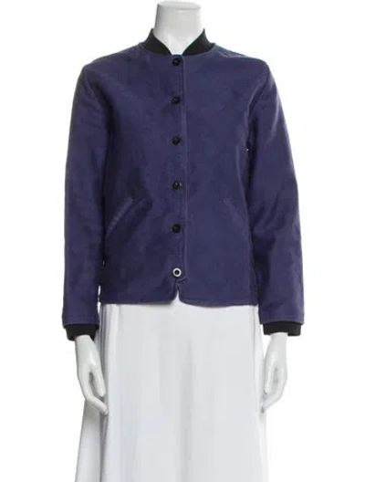 Pre-owned Maison Kitsuné Jacket In Purple