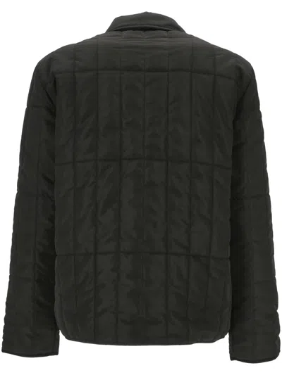 Maison Kitsuné Nylon Quilted Jacket In Black