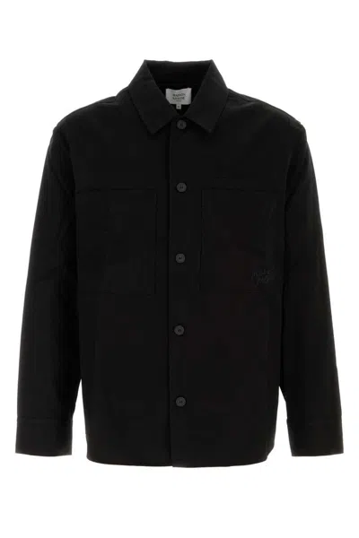 Maison Kitsuné Overshirt-xl Nd Maison Kitsune Male In Black
