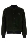 Maison Kitsuné Maison Kitsune Men's Ranger Polyester Bomber With Embroide Logo In Green