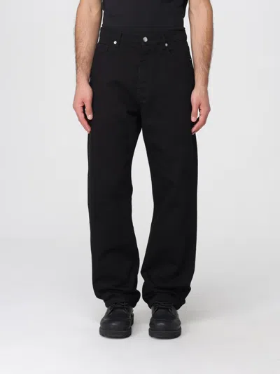 Maison Kitsuné Jeans  Men Color Black