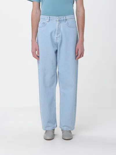 Maison Kitsuné Jeans Men  In Blue
