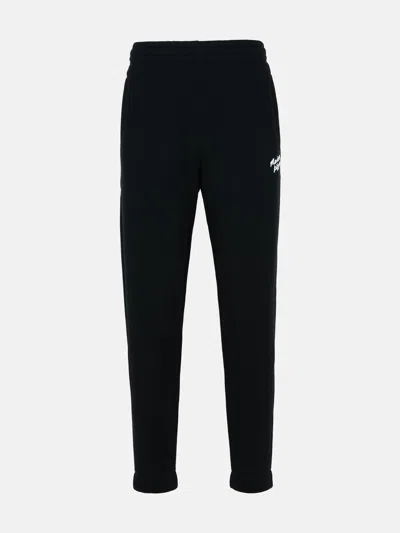 Maison Kitsuné 'jogger' Black Cotton Pants