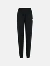 Maison Kitsuné 'jogger' Black Cotton Pants In Black