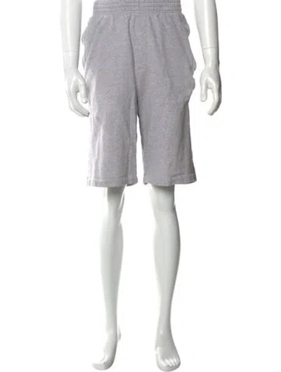 Pre-owned Maison Kitsuné Jogger Shorts In Gray