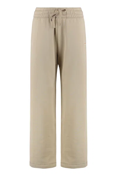 Maison Kitsuné Jogging Pants In Cotton In Neutral