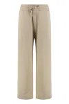 Maison Kitsuné Jogging Pants In Cotton In Neutral