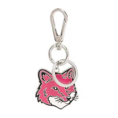 Maison Kitsuné Keyring In Pink