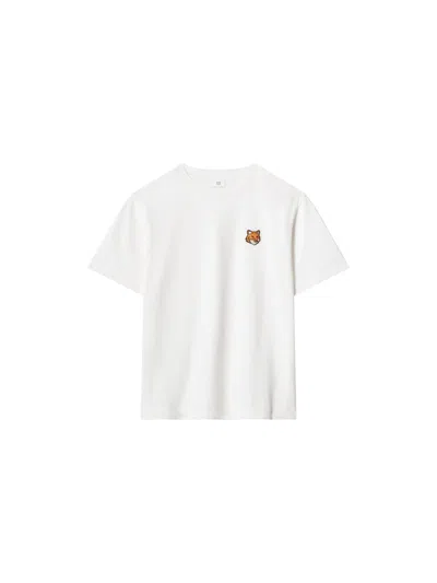 Maison Kitsune Kid 'fox Head' Kid Tee-shirt In White