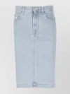 Maison Kitsuné Knee Length And Midi Skirt In Blue