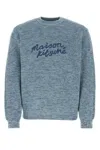 Maison Kitsuné Jersey With Logo In Blue