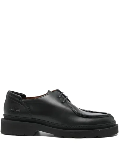 Maison Kitsuné Lace-up Derby Shoes In Black