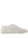 Maison Kitsuné Lace Up Sneakers - Maison Kitsune - Cotton - White In White