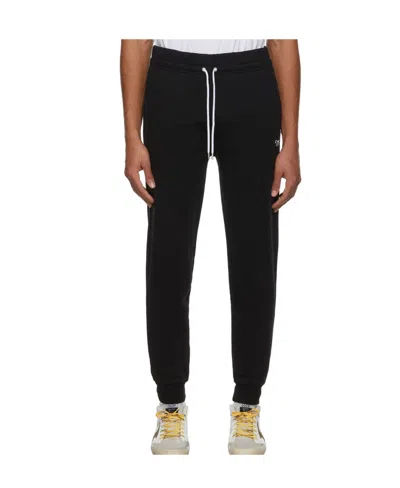 Maison Kitsuné Lace-up Sweatpants In Black
