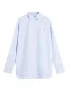 Maison Kitsuné Lady Fox Casual Shirt Clothing In Blue