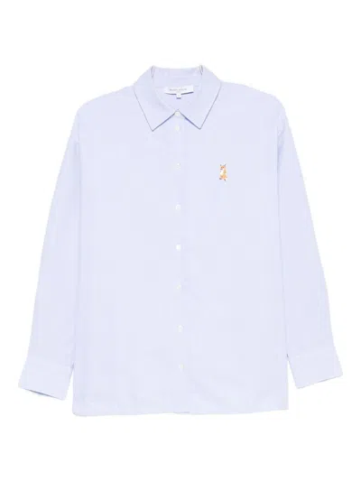MAISON KITSUNÉ MAISON KITSUNÉ LADY FOX COTTON SHIRT