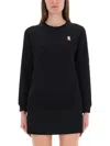 Maison Kitsuné Lady Fox Sweatshirt In Black