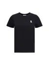 Maison Kitsuné Lady Fox Regular Tee-shirt In Black