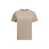 Maison Kitsuné Lady Fox T-shirt In Neutral