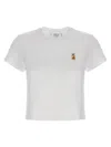 Maison Kitsuné Lady Fox T-shirt White In White
