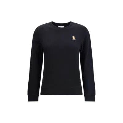 Maison Kitsuné Lady Fox Women's Sweatshirt In Black