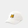 MAISON KITSUNÉ FOX HEAD LARGE CAP 6P - MAISON KITSUNE - BAUMWOLLE - WEISS