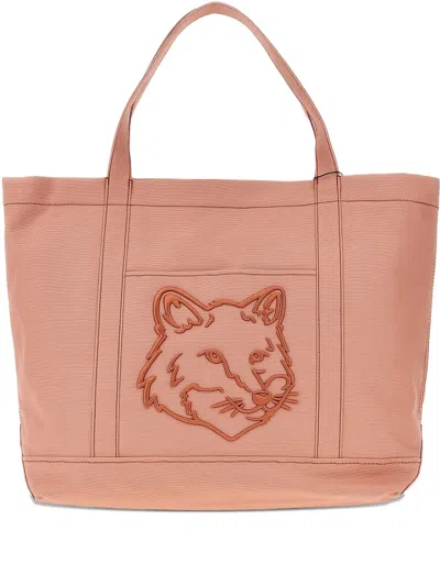 Maison Kitsuné Large Fox Head Tote Bag