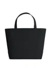 Maison Kitsuné Large Fox Head Tote Bag In Black