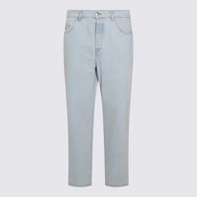 Maison Kitsuné Light Blue Cotton Denim Jeans