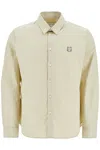 Maison Kitsuné Maison Kitsune Bold Fox Head Relaxed Shirt Green
