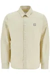 Maison Kitsuné Maison Kitsune Bold Fox Head Relaxed Shirt Green In Green