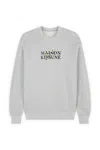 Maison Kitsuné Flowers Comfort Sweatshirt In White