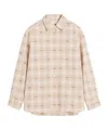 Maison Kitsuné Light Overshirt In Neutral
