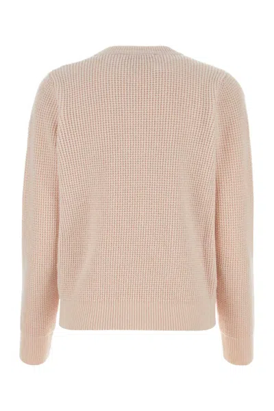 Maison Kitsuné Light Pink Wool Sweater In Pale Pink